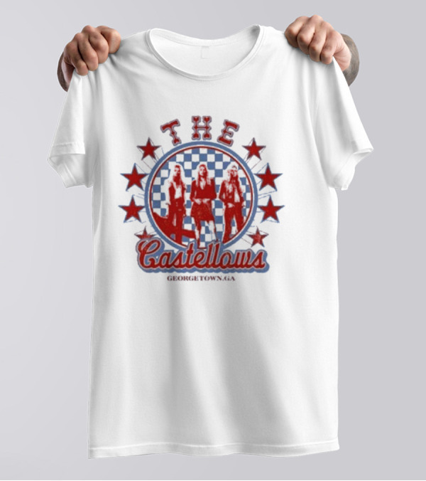 The Castellows Georgetown GA 2024 Show Stars And Checkered T-Shirt
