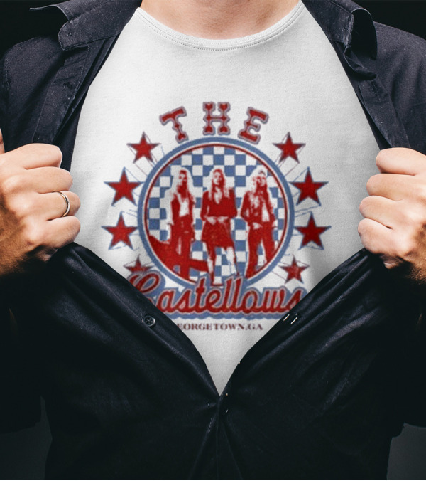 The Castellows Georgetown GA 2024 Show Stars And Checkered T-Shirt