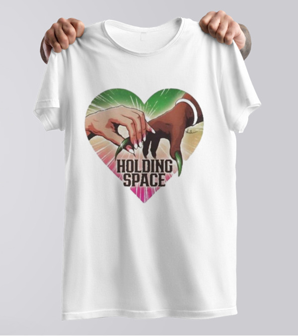 Nordacious Holding Space Heart Hands Diversity T-Shirt
