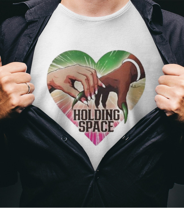 Nordacious Holding Space Heart Hands Diversity T-Shirt