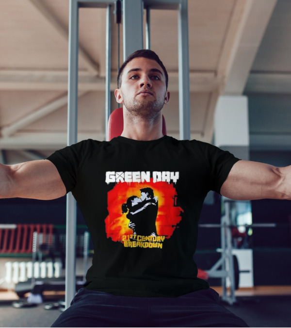Green Day 21st Century Breakdown Couple Embrace T-Shirt