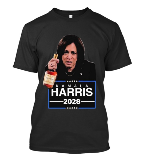 Kamala Harris 2028 Hennessy Luke Rudkowski T-Shirt