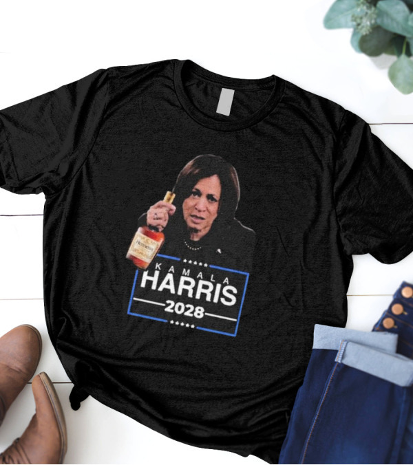 Kamala Harris 2028 Hennessy Luke Rudkowski T-Shirt