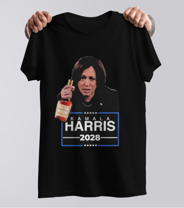 Kamala Harris 2028 Hennessy Luke Rudkowski T-Shirt