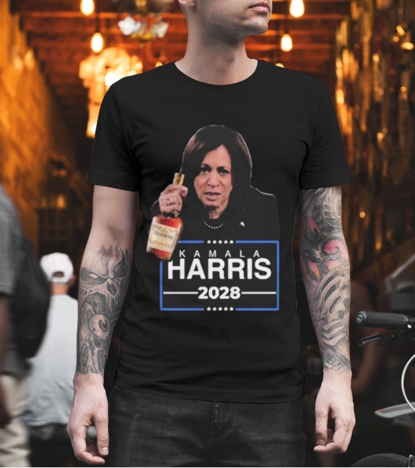Kamala Harris 2028 Hennessy Luke Rudkowski T-Shirt
