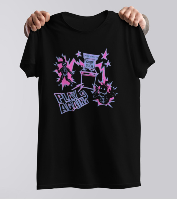 Shadow Freddy And Shadow Bonnie Game Over Play Again? T-Shirt