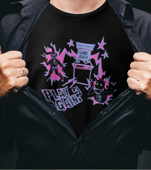 Shadow Freddy And Shadow Bonnie Game Over Play Again? T-Shirt