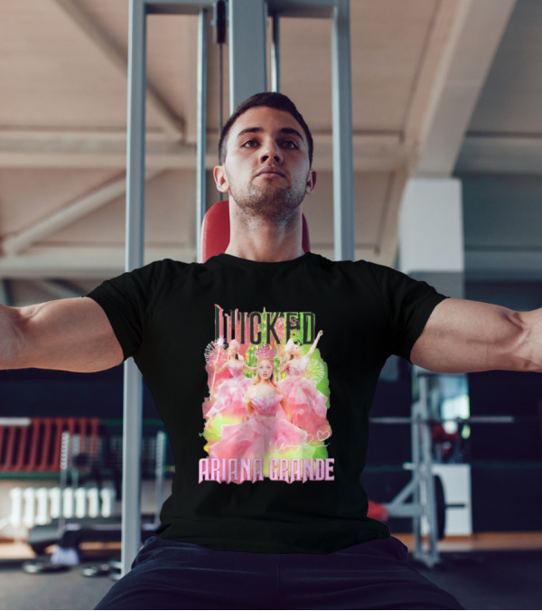 Wicked Musical Ariana Grande Pink Dress Signature T-Shirt