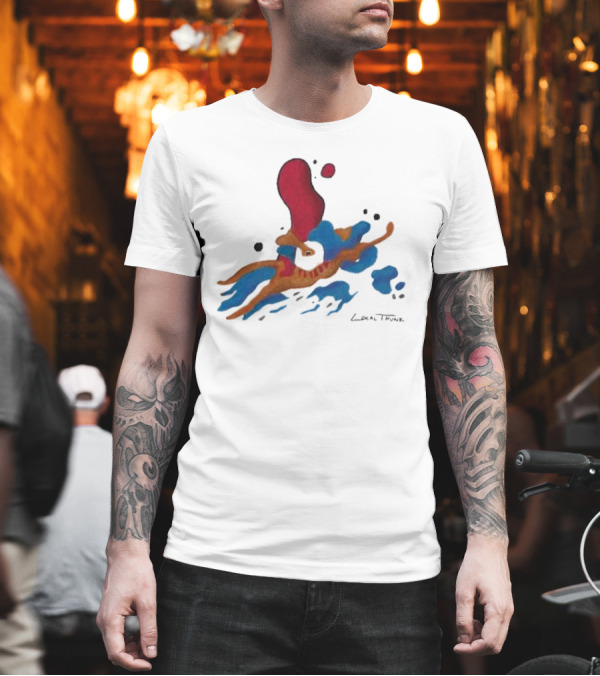 Balatro Merch Abstract Joker Local Thunk Dynamic Color Splash T-Shirt