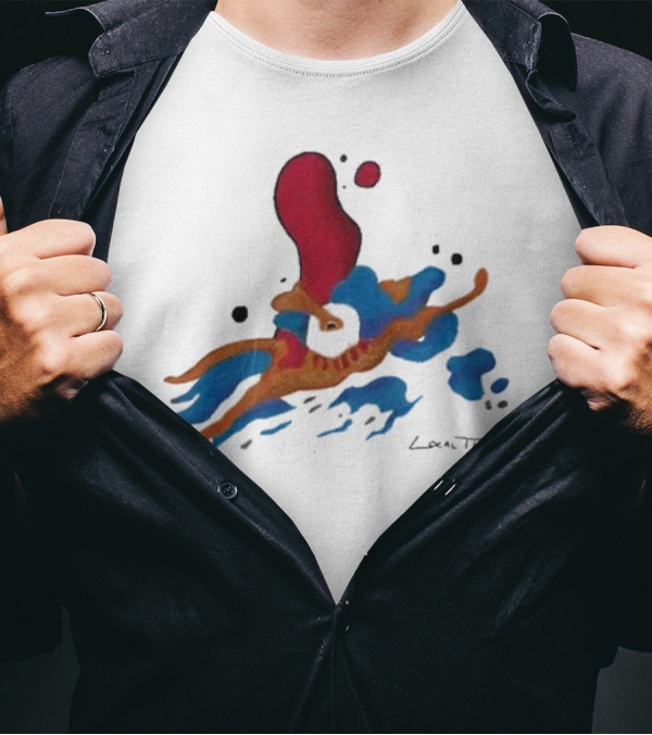 Balatro Merch Abstract Joker Local Thunk Dynamic Color Splash T-Shirt