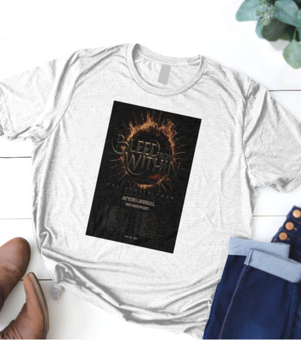 Bleed From Within Europe And UK 2025 The Fracture Tour Featuring After The Burial And Guests T-Shirt