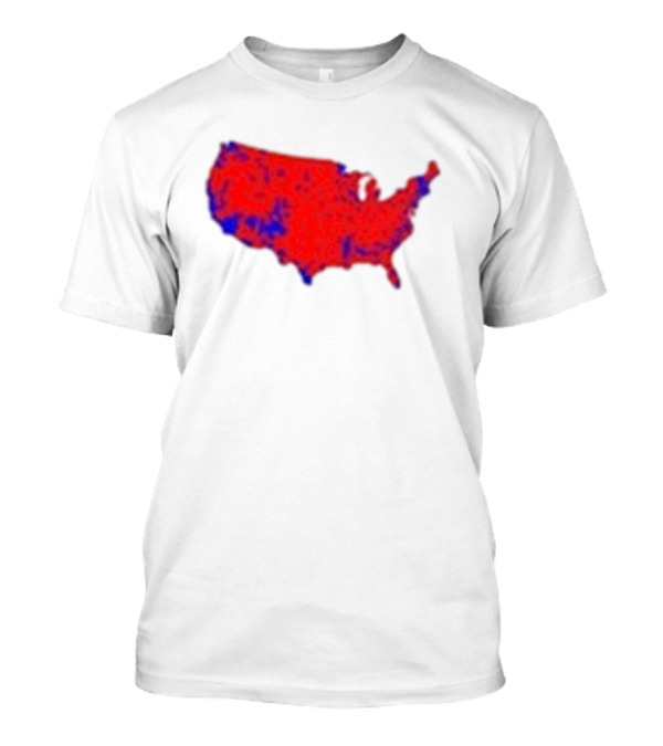 Brett Cooper Mandate Map USA Red And Blue Election T-Shirt
