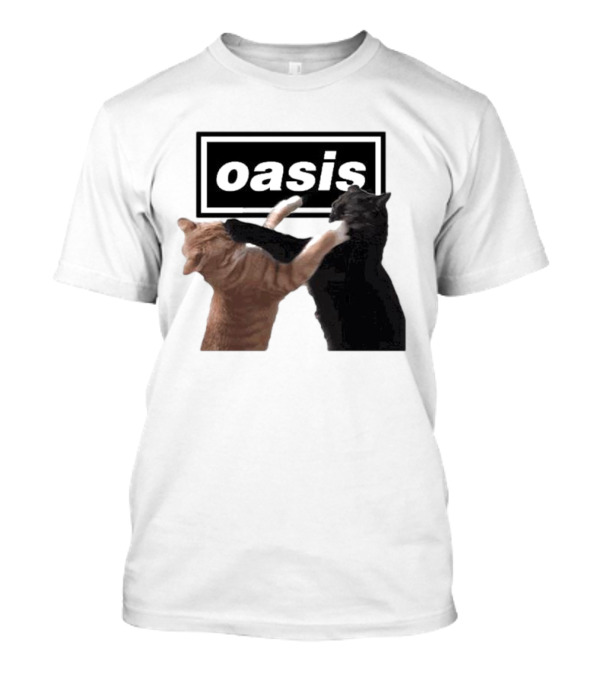 Oasis Live ’25 Tour Cat Fight T-Shirt