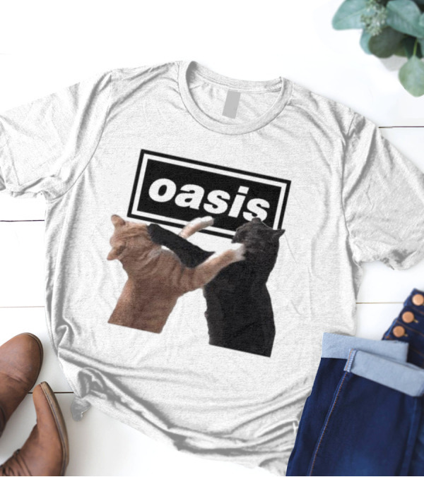Oasis Live ’25 Tour Cat Fight T-Shirt