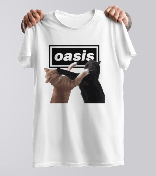 Oasis Live ’25 Tour Cat Fight T-Shirt