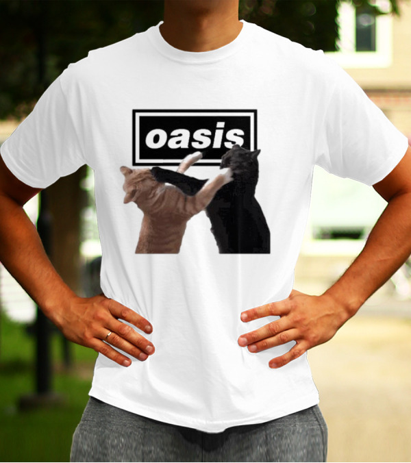 Oasis Live ’25 Tour Cat Fight T-Shirt