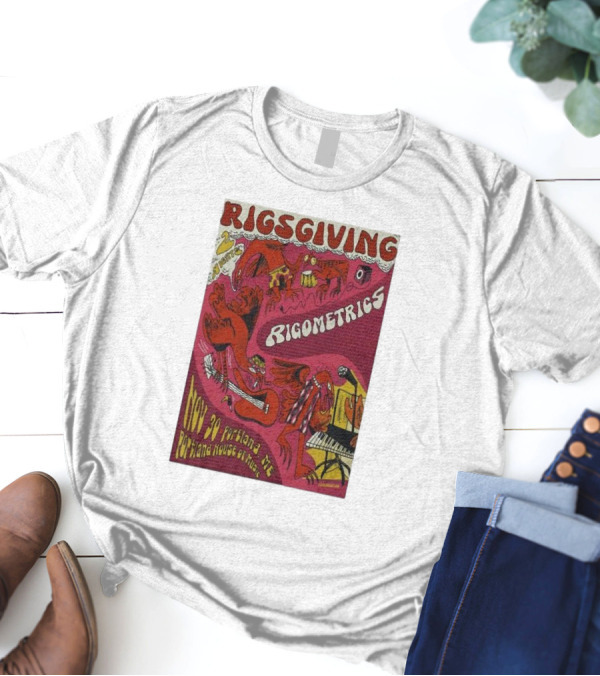 RIGSGIVING RIGOMETRICS NOV 30 2024 PORTLAND ME PORTLAND HOUSE OF MUSIC T-Shirt