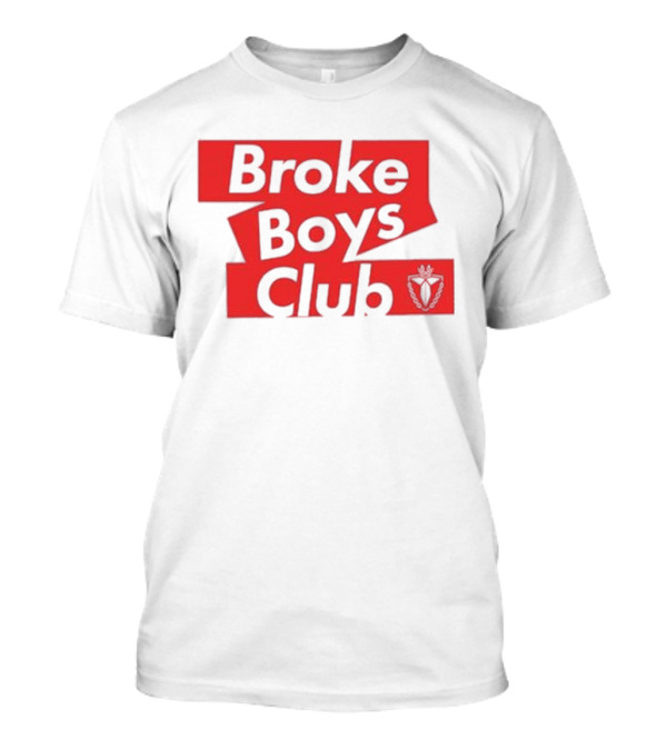Terroriser Broke Boys Club Logo Red White Crest T-Shirt