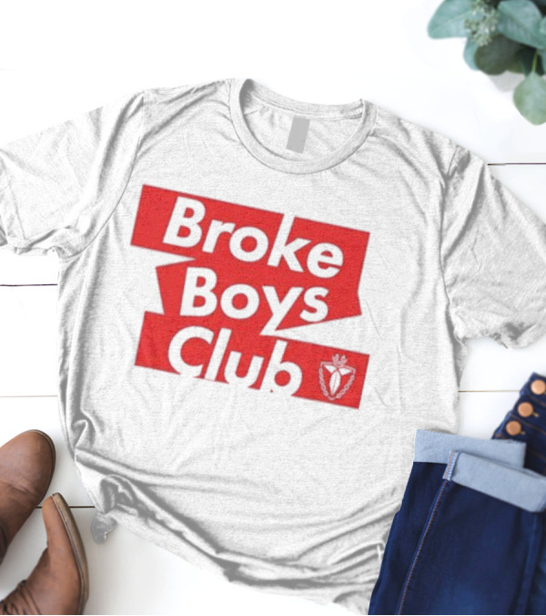 Terroriser Broke Boys Club Logo Red White Crest T-Shirt