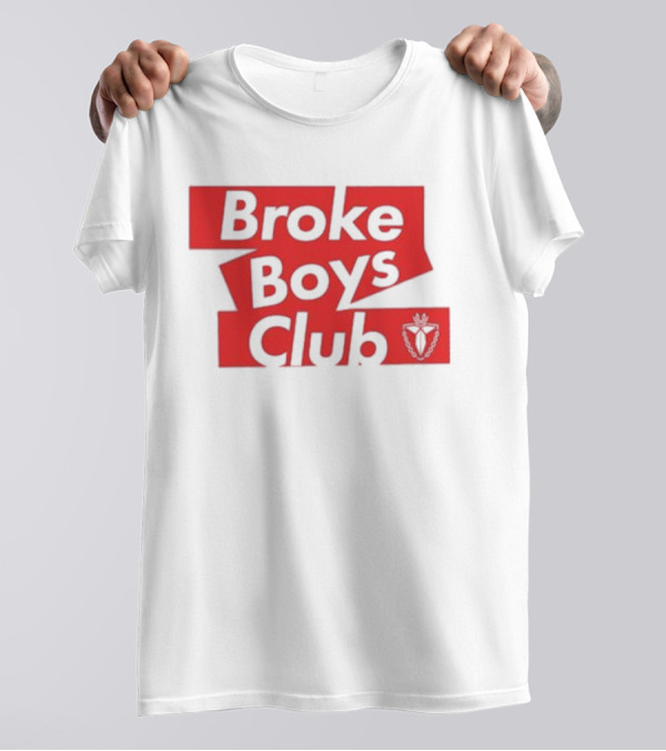 Terroriser Broke Boys Club Logo Red White Crest T-Shirt