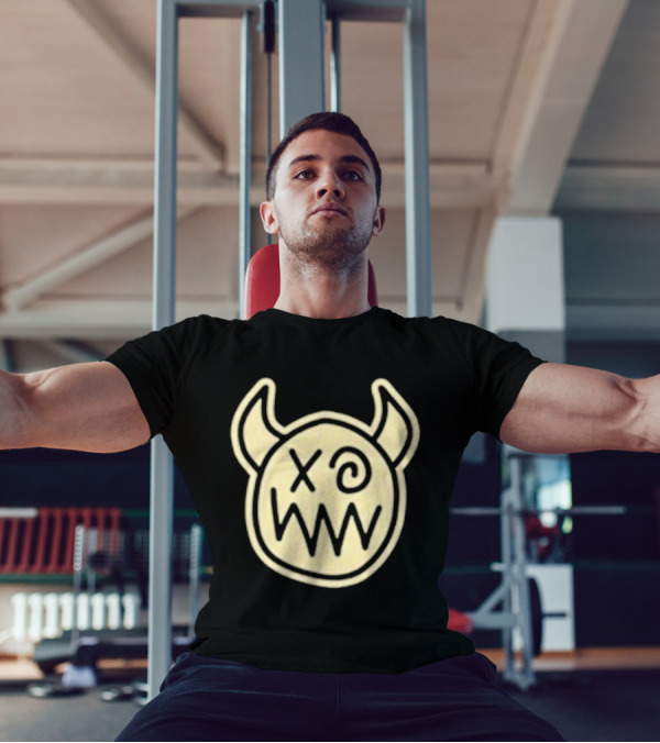 Joey Valence And Brae Double XP Demon Icon With Horns And Crossed Eyes T-Shirt