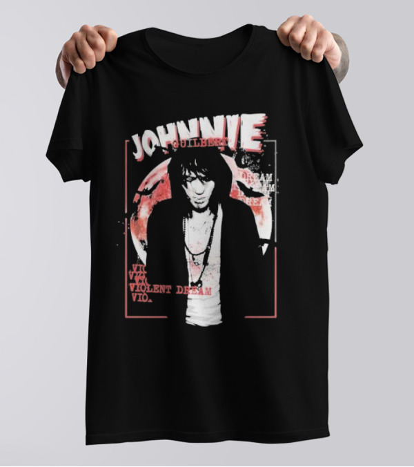 Johnnie Guilbert Moon Background Violent Dream T-Shirt
