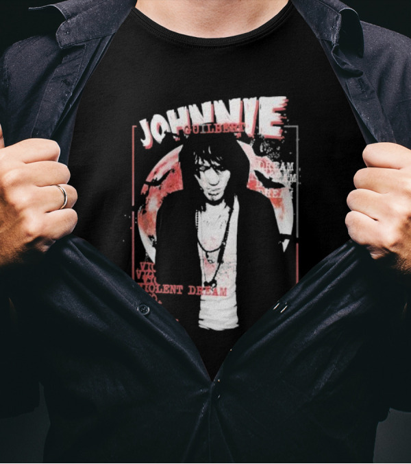 Johnnie Guilbert Moon Background Violent Dream T-Shirt