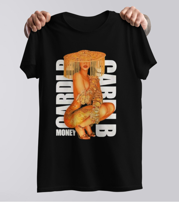 CardI B Money Squat Bold Fashion T-Shirt