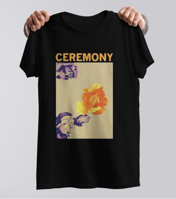 CEREMONY Yellow And Purple Roses T-Shirt