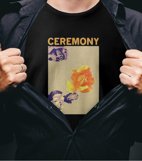 CEREMONY Yellow And Purple Roses T-Shirt