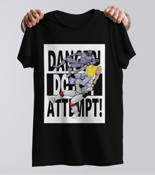 DANGER DO NOT ATTEMPT PRO WRESTLING ROBOT FIGHTERS T-Shirt
