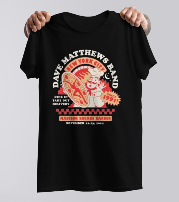 Dave Matthews Band New York City Madison Square Garden November 22-23 2024 Since 1991 Event T-Shirt