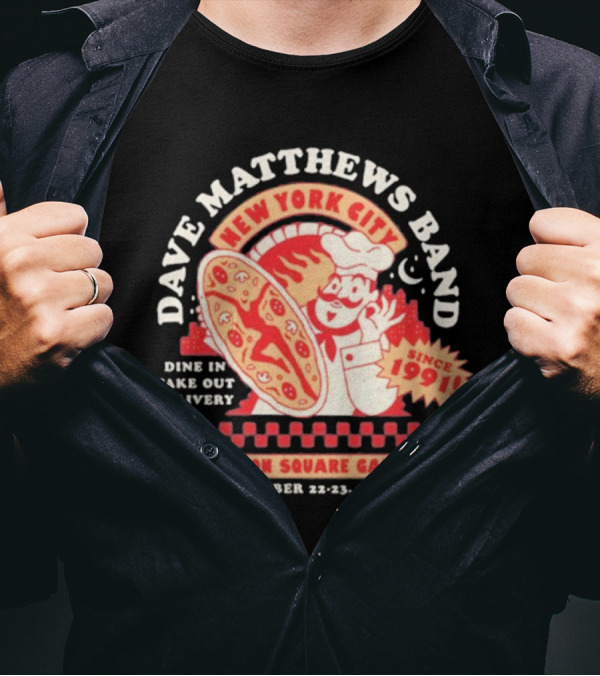 Dave Matthews Band New York City Madison Square Garden November 22-23 2024 Since 1991 Event T-Shirt