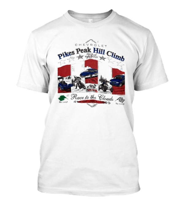 Chevrolet Pikes Peak Hill Climb Race To The Clouds 4th Of July 1995 T-Shirt