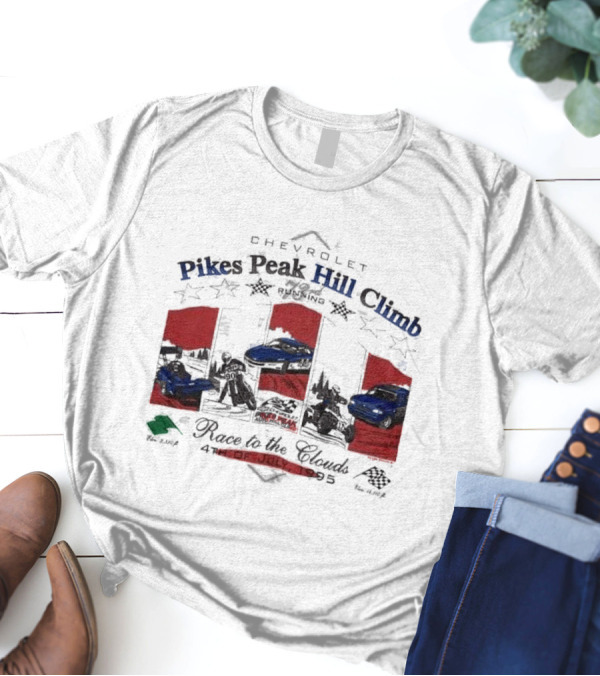 Chevrolet Pikes Peak Hill Climb Race To The Clouds 4th Of July 1995 T-Shirt
