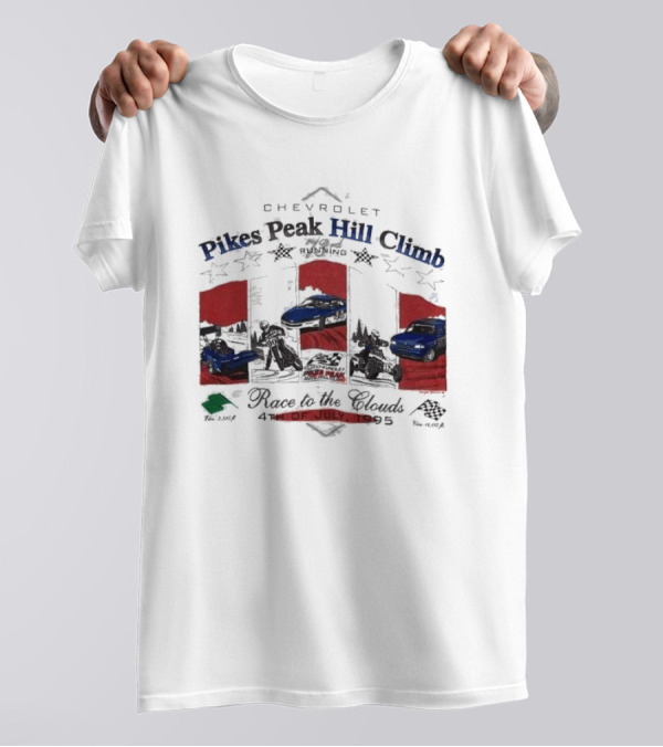 Chevrolet Pikes Peak Hill Climb Race To The Clouds 4th Of July 1995 T-Shirt