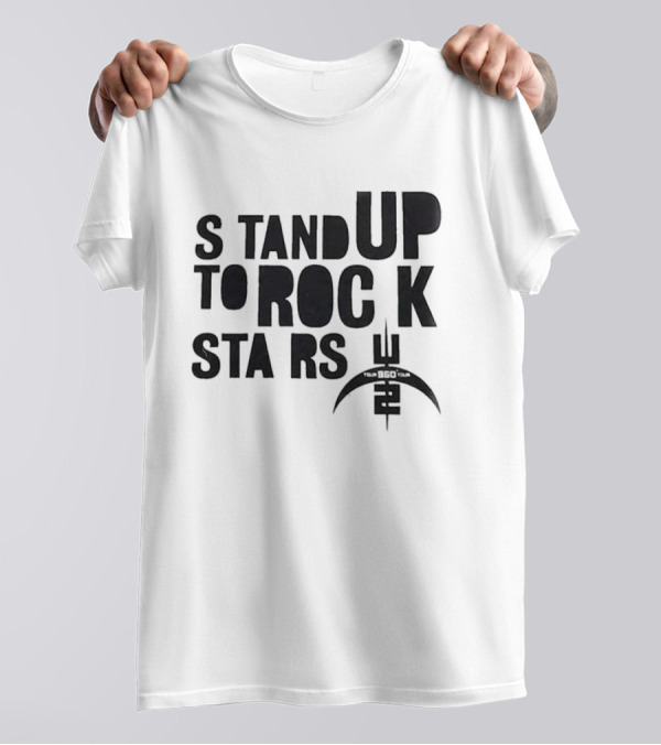 U2 360 Degree Tour 2009 Stand Up To Rock Stars T-Shirt
