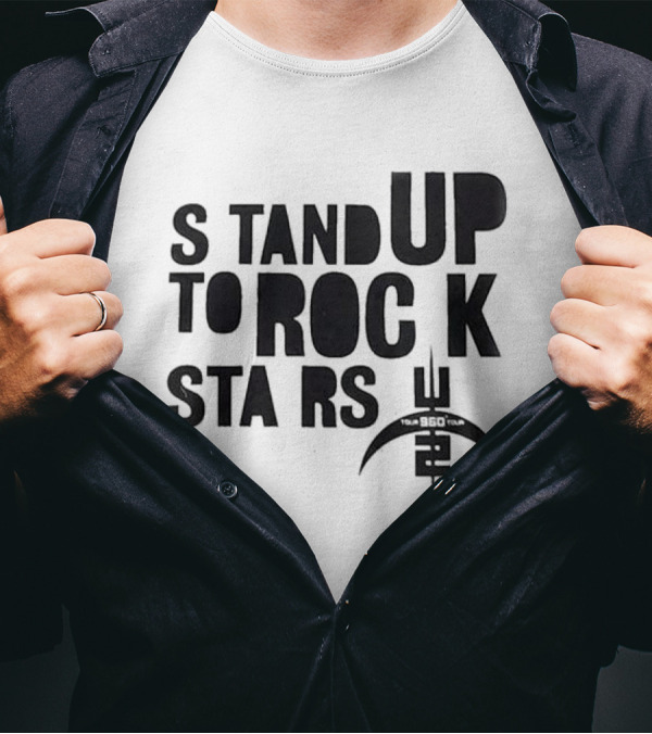 U2 360 Degree Tour 2009 Stand Up To Rock Stars T-Shirt