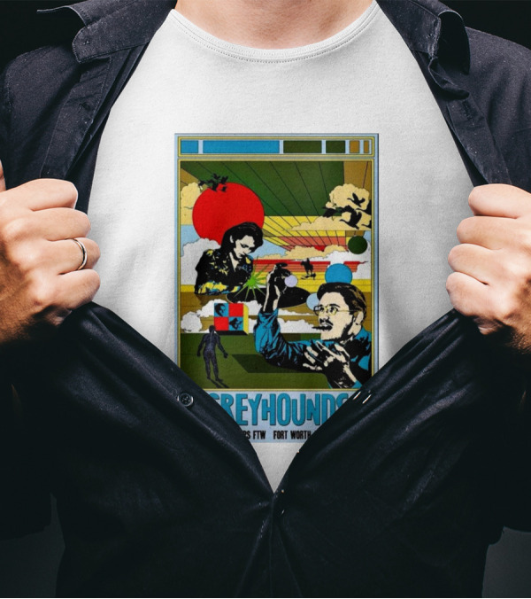 GREYHOUNDS Thurs Dec 19 Tulips FTW Fort Worth TX With J.P. Harris T-Shirt