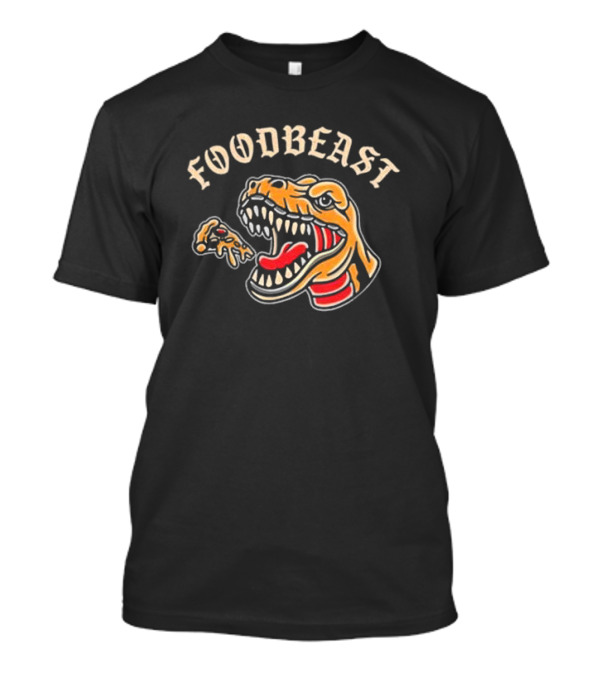 FOODBEAST Dinosaur Eating Pizza T-Shirt