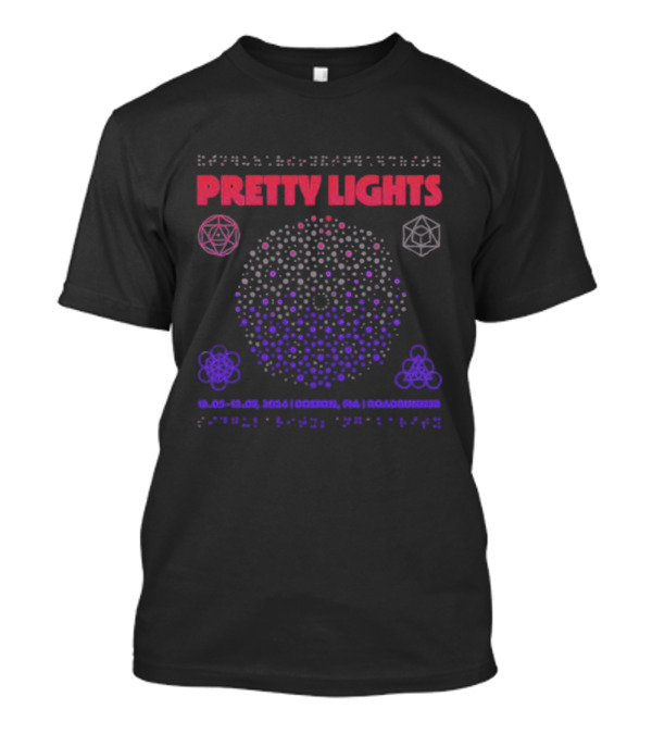 Pretty Lights Road To 2024 Boston December 5-7 Mandala T-Shirt