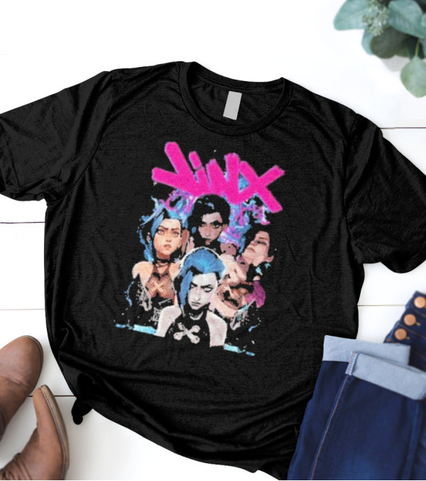 Jinx League Of Legends Arcane T-Shirt
