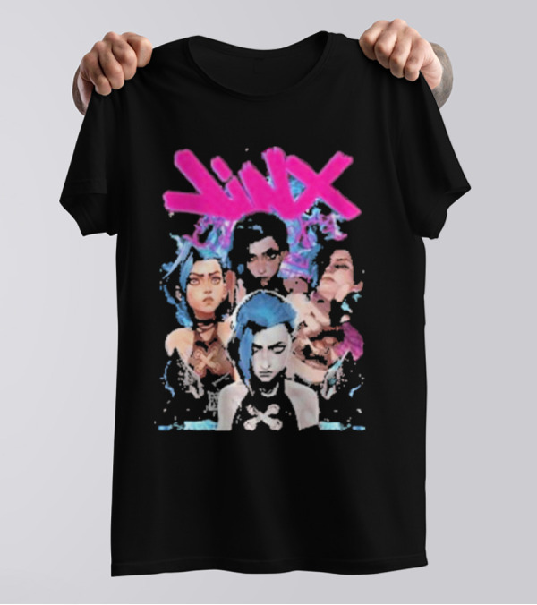 Jinx League Of Legends Arcane T-Shirt