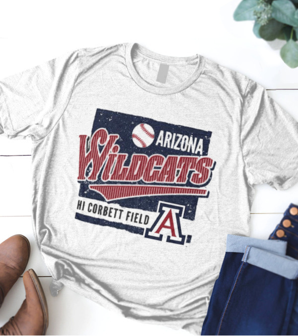 Arizona Wildcats Baseball Hi Corbett Field Wildcats T-Shirt