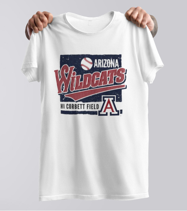 Arizona Wildcats Baseball Hi Corbett Field Wildcats T-Shirt