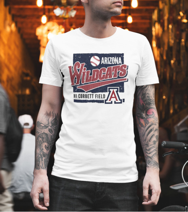 Arizona Wildcats Baseball Hi Corbett Field Wildcats T-Shirt
