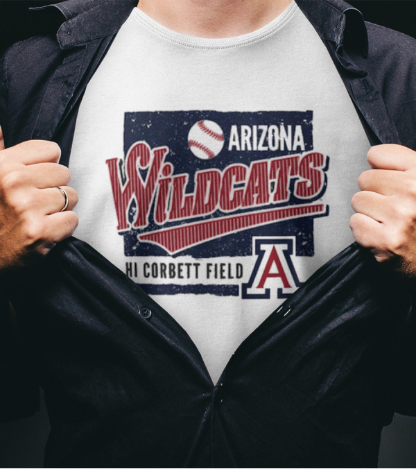 Arizona Wildcats Baseball Hi Corbett Field Wildcats T-Shirt