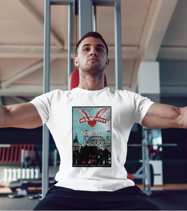 Cock Sparrer The Attack Brighton Chalk December 7 T-Shirt