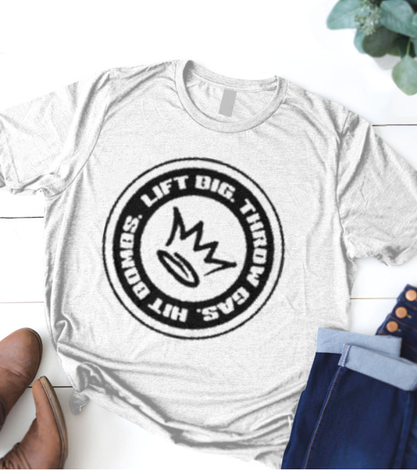 King Of Juco Lift Big Throw Gas Hit Bombs Recovery Iconic Crown Emblem T-Shirt