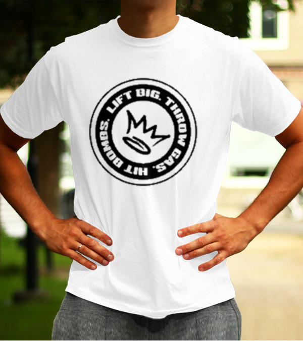 King Of Juco Lift Big Throw Gas Hit Bombs Recovery Iconic Crown Emblem T-Shirt